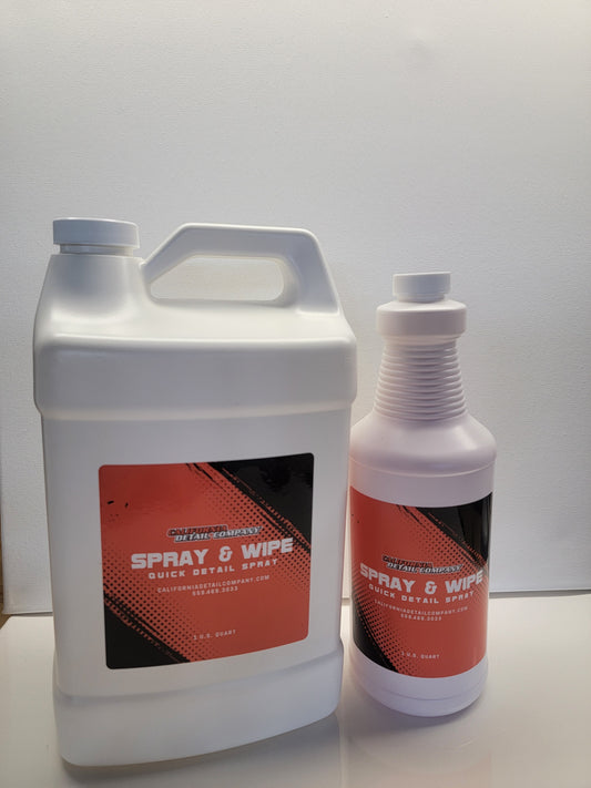 Spray & wipe quick detail spray